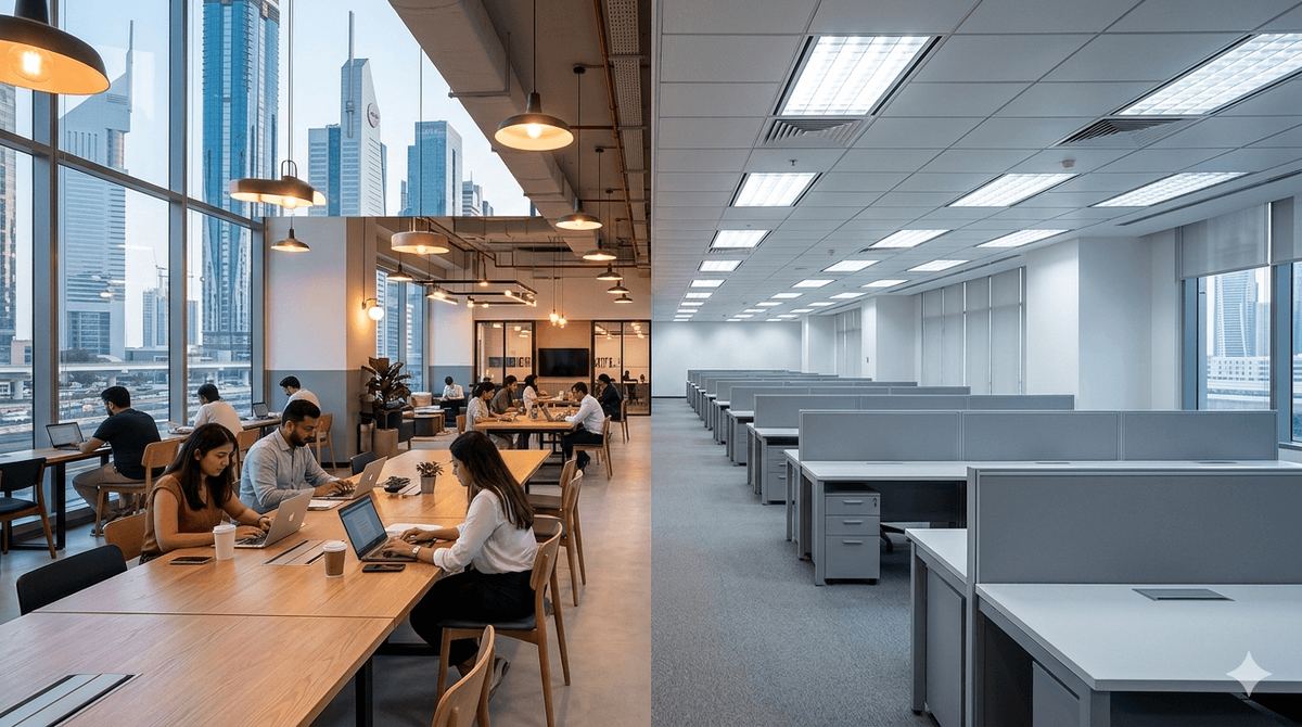 Coworking vs Traditional Office on Sheikh Zayed Road (2026)