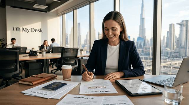 Cover image for the Dubai freelance visa guide
