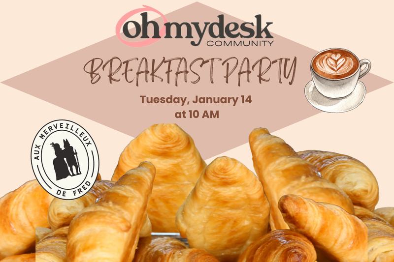 Breakfast Party — pastries from Aux Merveilleux de Fred