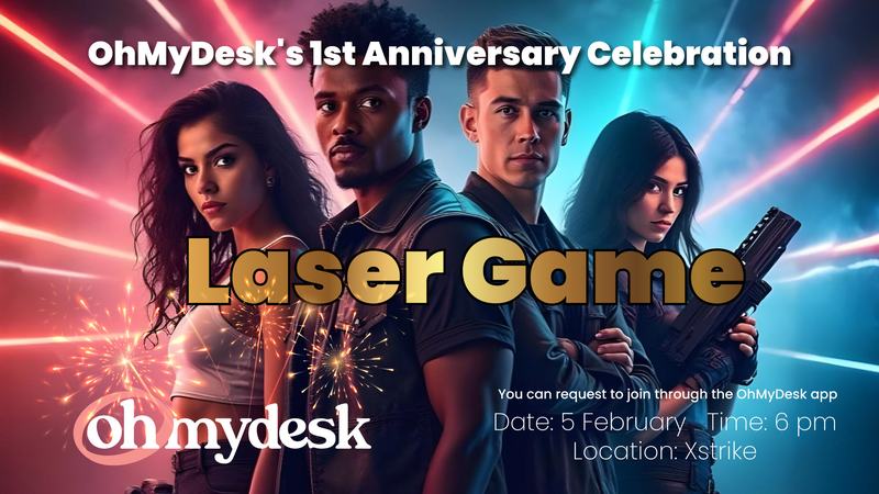 Laser Game Night — Oh My Desk turns 1