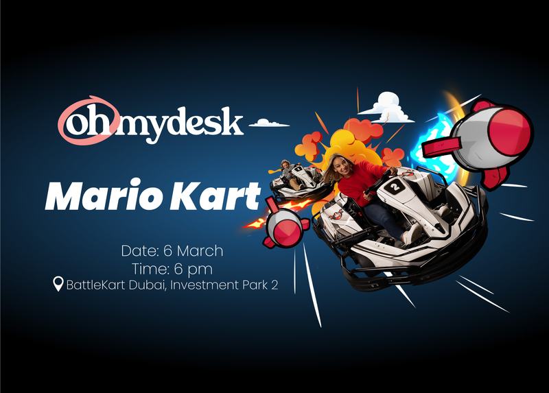 Mario Kart night — like the game, for real