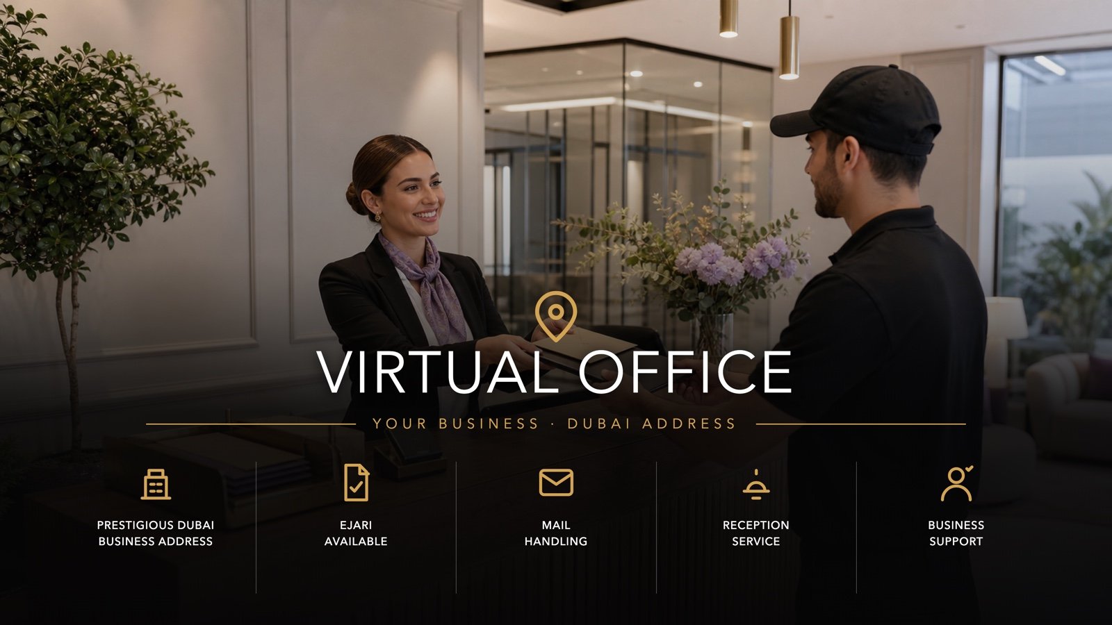 Your business address in Dubai. Without renting an office.